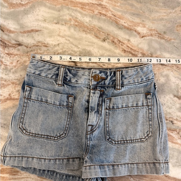 Zimmermann Light Blue Jean Shorts petite - Picture 6 of 9